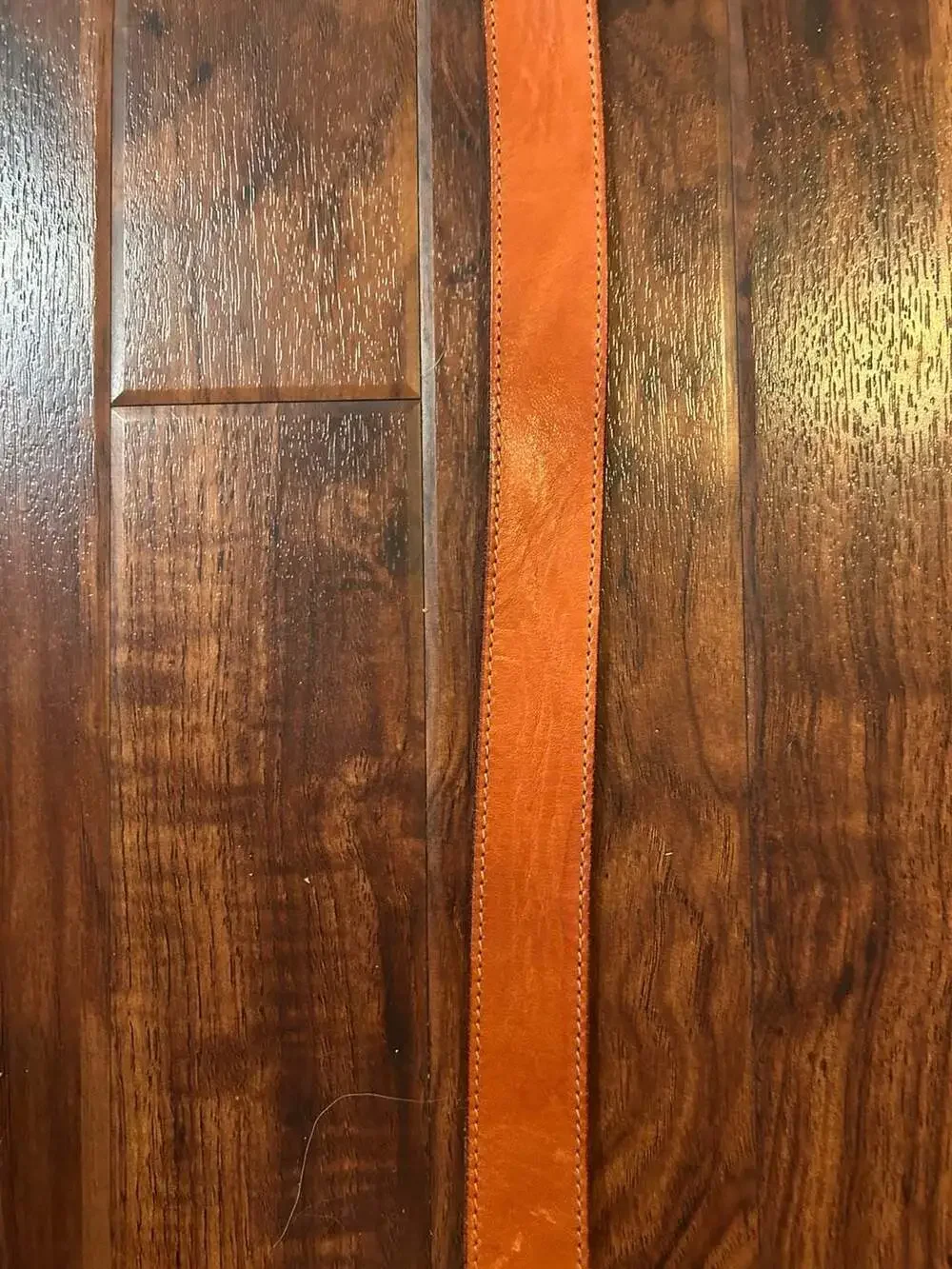 Vintage Dockers Brown Leather Belt Size L w/Leather Buckle and Colorful Tassels